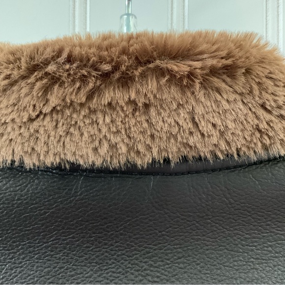 ZARA Kids Faux Shearling Biker Jacket - Picture 6 of 14